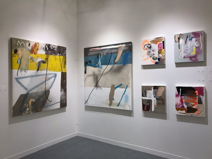 於阿波羅畫廊展位中展出的Mario Weinberg作品。（本刊資料室）