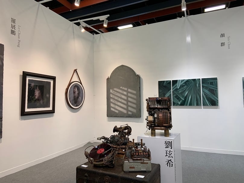大觀藝術空間於2020 ART TAIPEI展位一景。（本刊資料室）