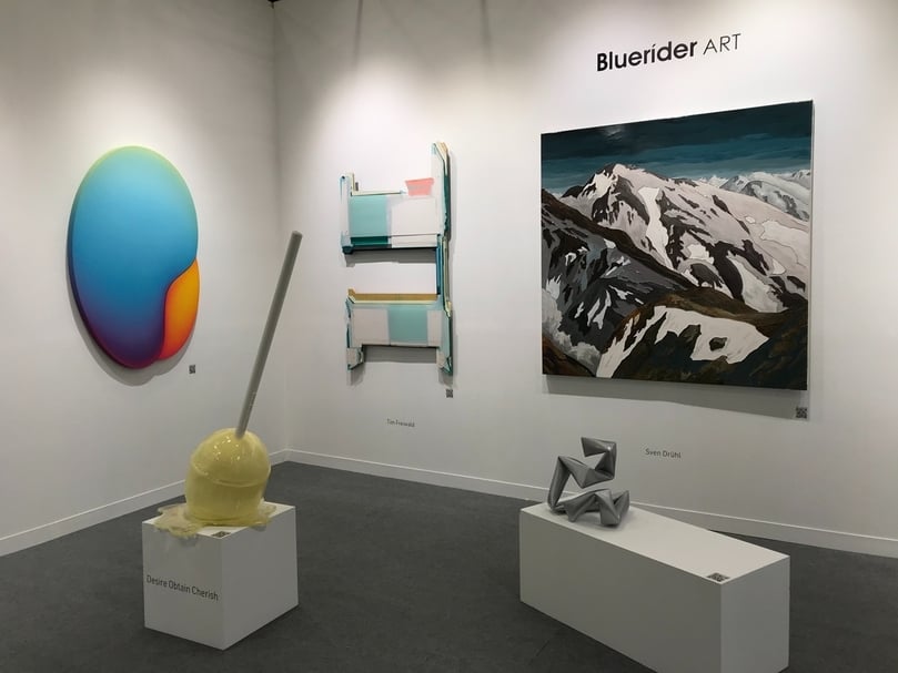 Bluerider ART 展位現場。（本刊資料室）