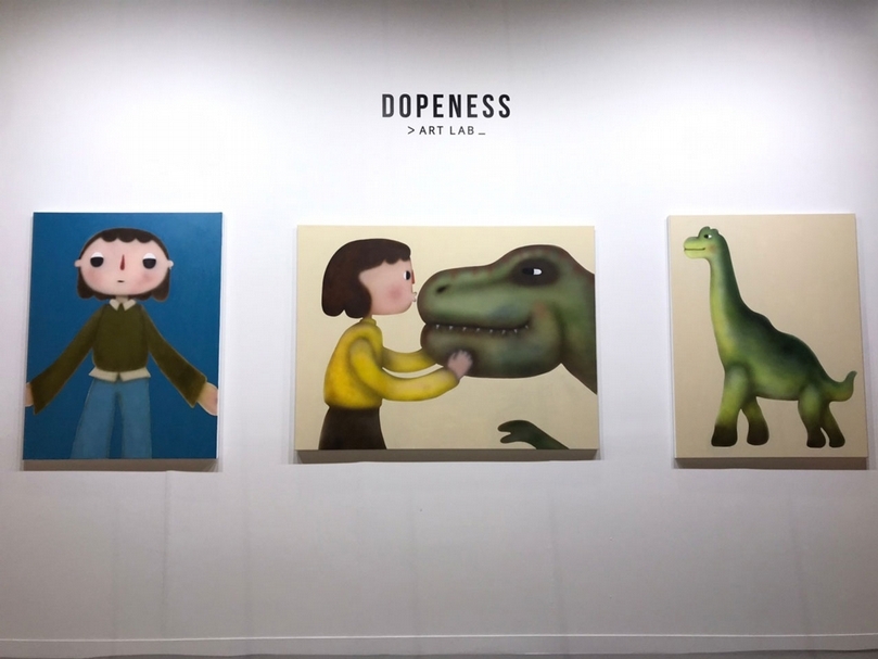 DOPENESS ART LAB展位現場。（本刊資料室）