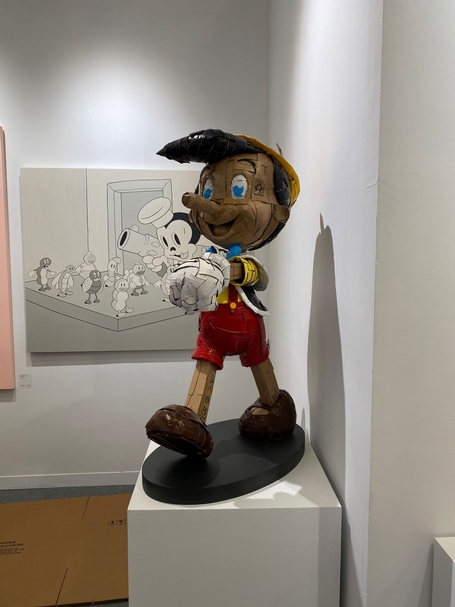 香港的潮流畫廊ARTCONVEX展位一景。（本刊資料室）