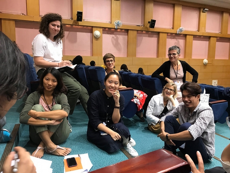 2019年會上的工作坊討論現場。（台灣藝文空間連線提供）