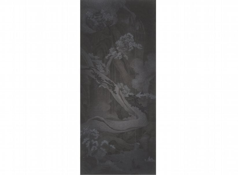 肖旭│瑯嬛 水墨、紙本 135x65cm 2016（圖片提供：肖旭）