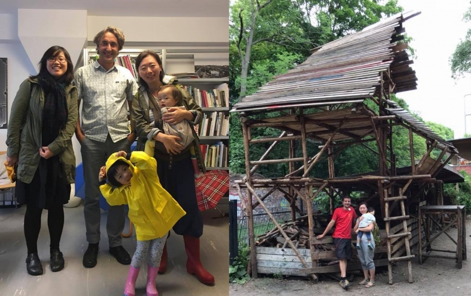 特公盟駐外成員向荷蘭景觀建築講師和德國冒險遊戲教育基地請益