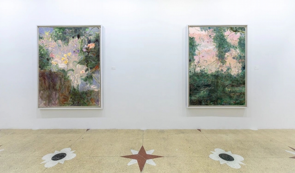 千高原藝術空間於2020年ART021上海廿一當代藝術博覽會現場。（千高原藝術空間）