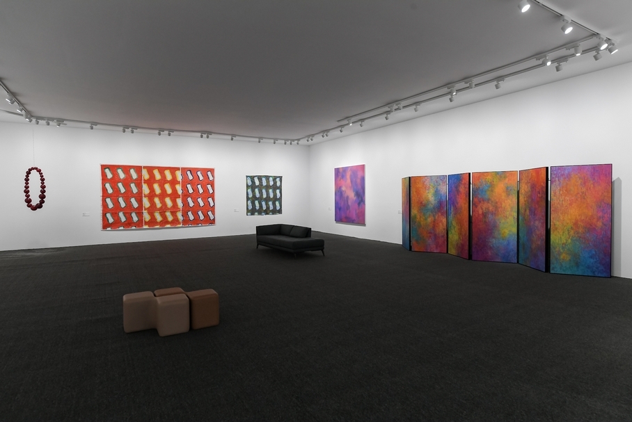 法國駐上海總領事館藝術項目「跨越邊界」於2020年上海西岸藝術與設計博覽會現場。（西岸藝術與設計博覽會提供）