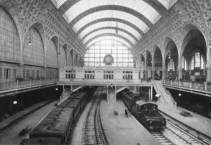Gare-d'Orsay-BaS.，約1900年，圖片來源：Wikimedia Commons