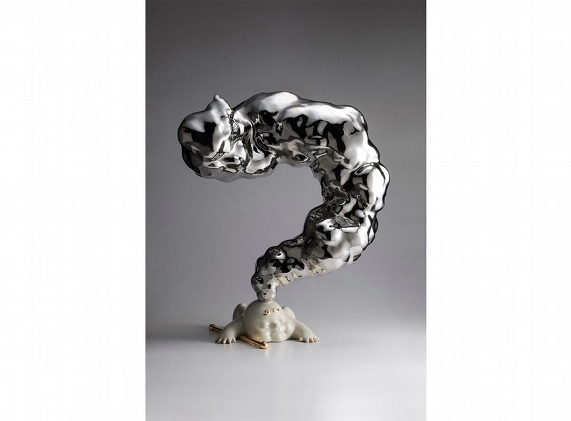 蔡尉成 若知愚 84x45x95cm 不鏽鋼 2016