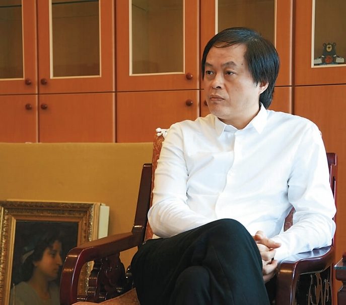 國立台灣藝術大學新任校長陳志誠。攝影／林怡秀。