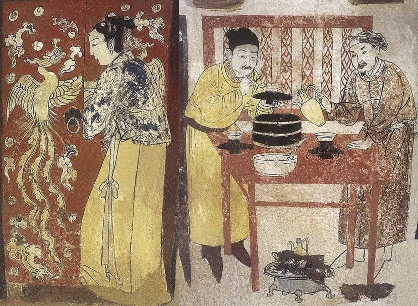 圖10-1 張世卿墓後室西壁壁畫局部。圖│賈方舟（西南民族大學旅遊與歷史文化學院）、郝紅星（鄭州市文物考古研究院）