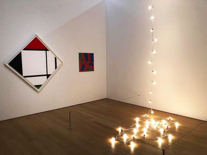 阿姆斯特丹市立美術館（Stedelijk Museum Amsterdam）展覽一景。（簡秀枝提供）