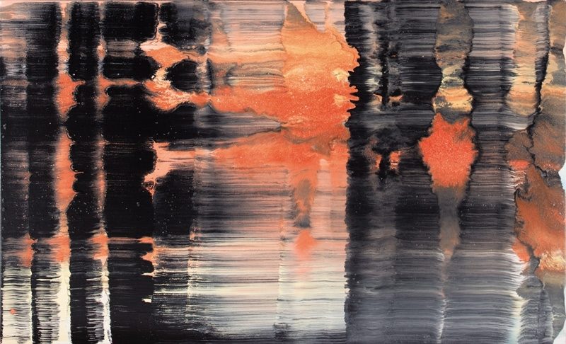 楊象 向黃昏致敬 97x162x5cm（100M） 壓克力 2015