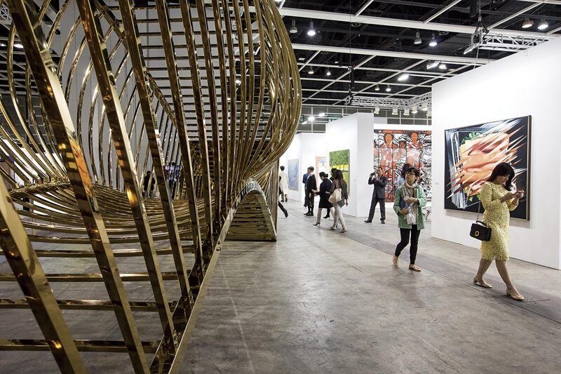 去年「巴塞爾藝術展香港展會」(Art Basel in HK)現場。