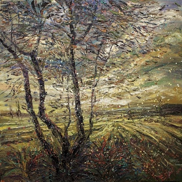 陳鎰森│樹人 Inner journey 油彩、麻布 153x153cm 2014 日帝藝術提供