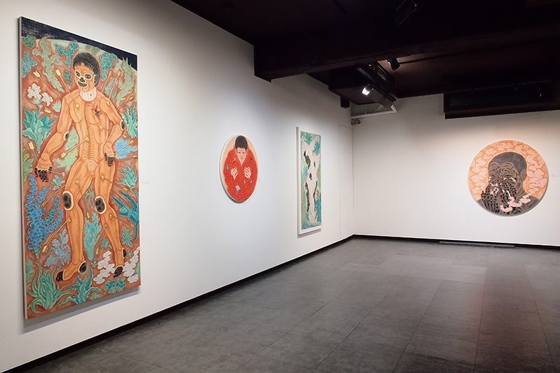曾建穎個展「顛倒夢想」一景。圖片提供：赤粒藝術