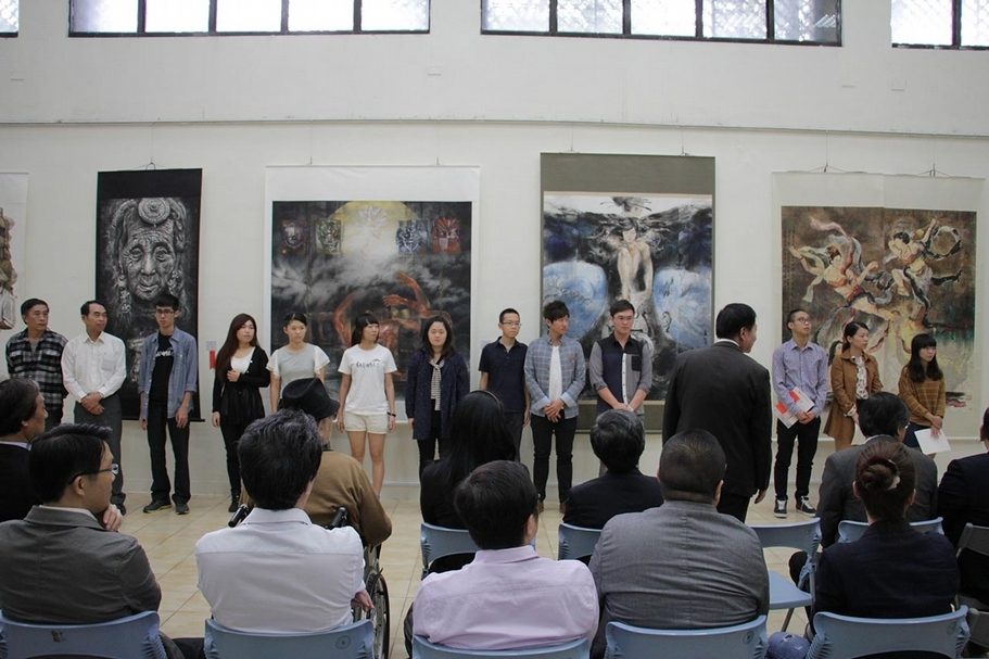 國立台灣藝術大學書畫藝術學系師生美展。（國立台灣藝術大學書畫藝術學系提供）