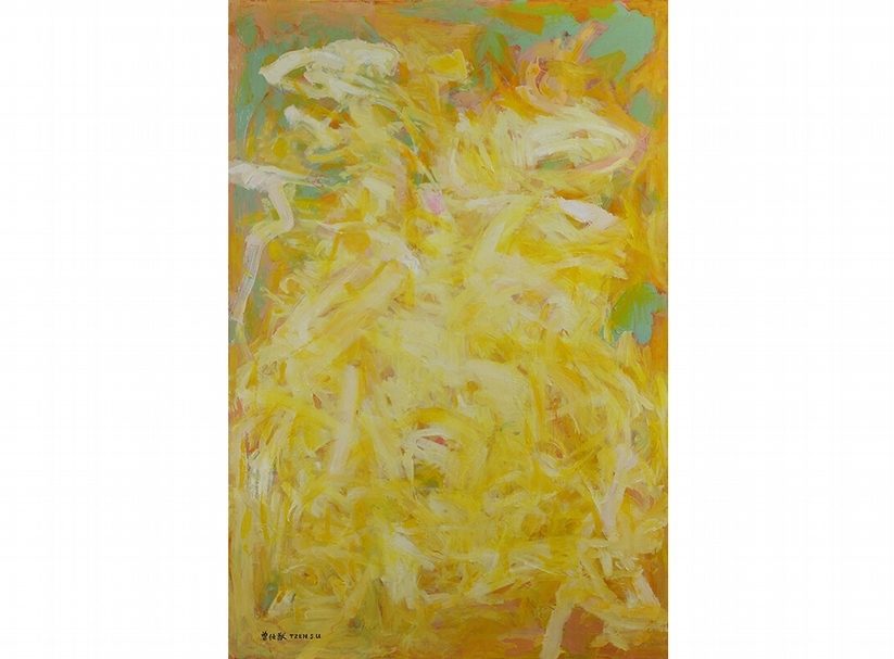 曾仕猷，〈MONO+ 欲—淡水〉，194 x 130 cm，油畫，2016。