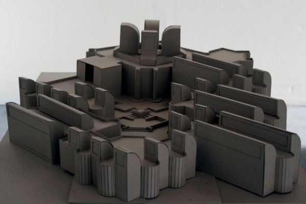 坎南（Kamran Diba）的德黑蘭當代藝術館（Tehran Museum of Contemporary Art）建築設計。（本刊資料室）