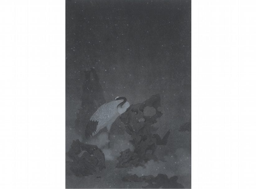 肖旭│清明 紙本、水墨 60x40cm 2015 圖：肖旭
