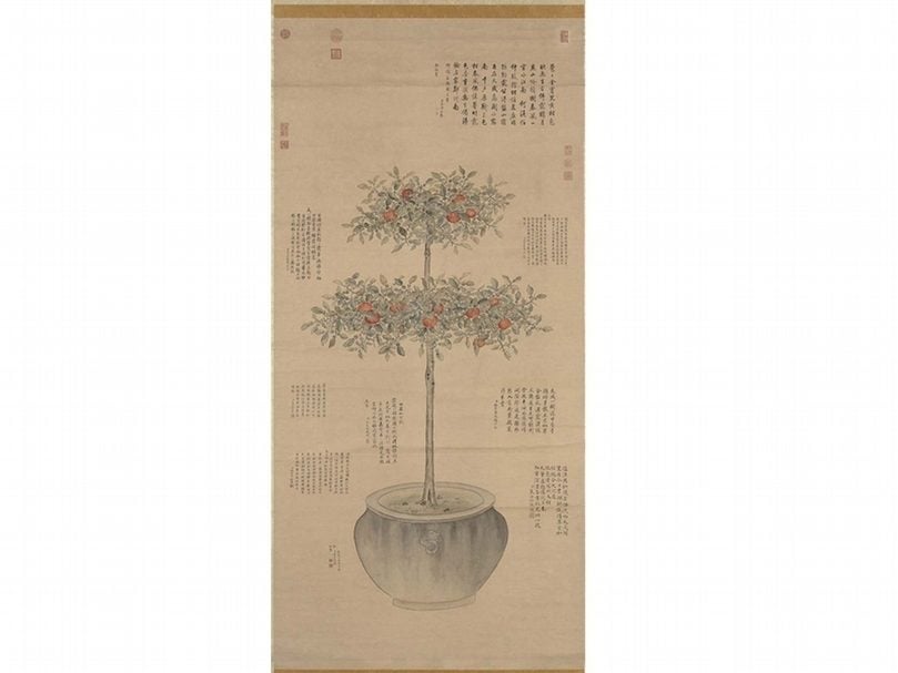 傍花村裡坐團樂，從「百卉清供──瓶花與盆景畫特展」看千年花事| 典藏
