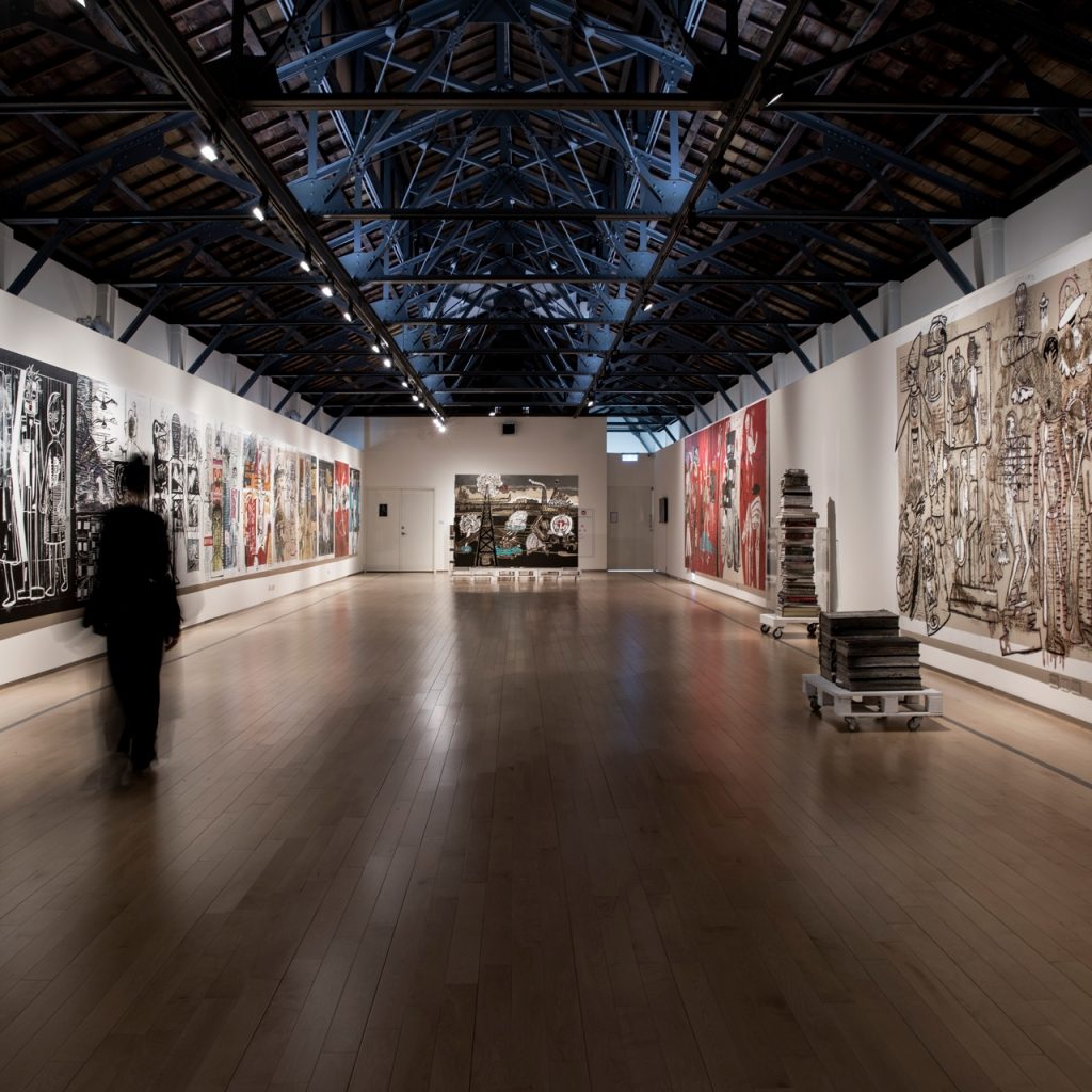 感性製圖機器-戴明德個展嘉義美館展場圖