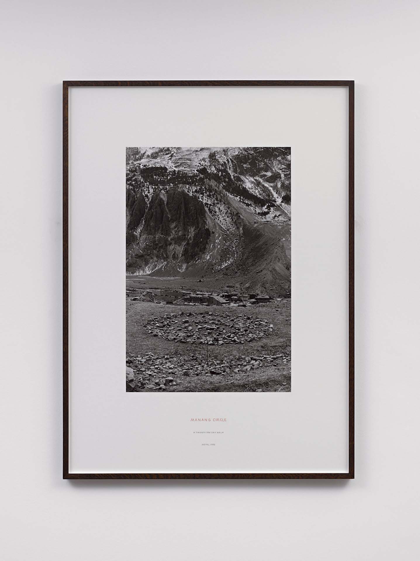 Arthur & Candice夫婦收藏的理查德．朗作品。©Richard Long, Courtesy Lisson Gallery