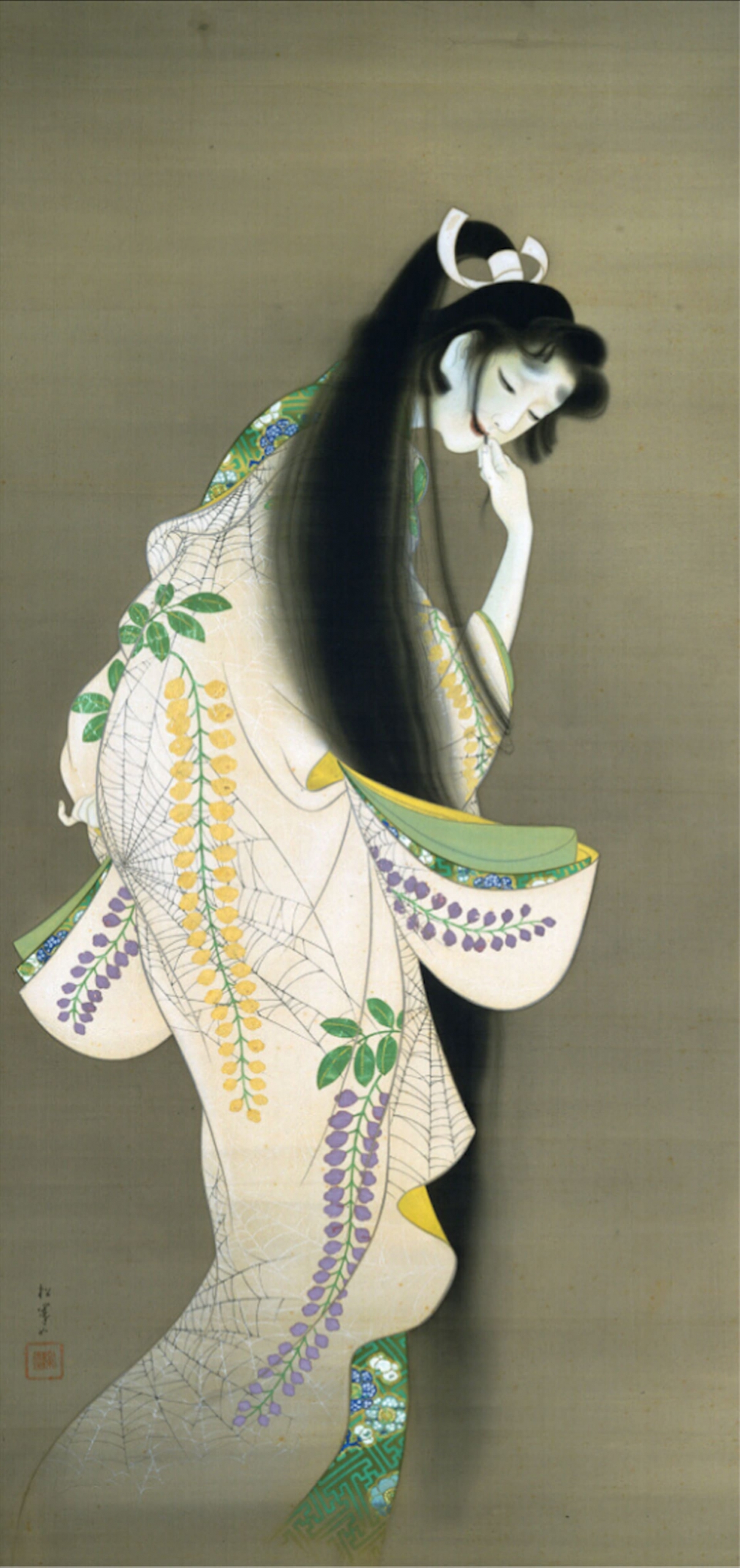 上村松園《焰》，1918年，東京国立博物館。（圖片來源／TNM Image Archives）