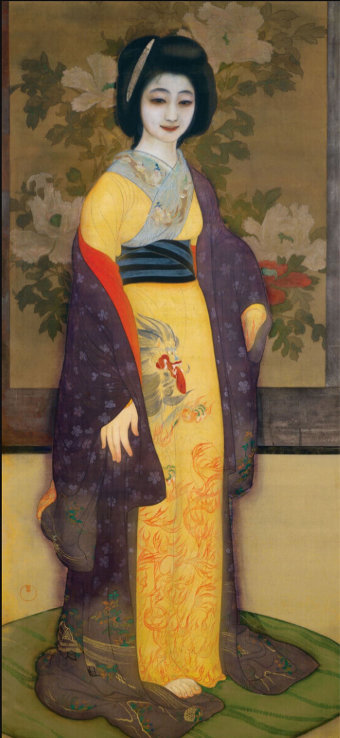 甲斐庄楠音《横櫛》1916年，京都国立近代美術館。（あやしい絵展提供）