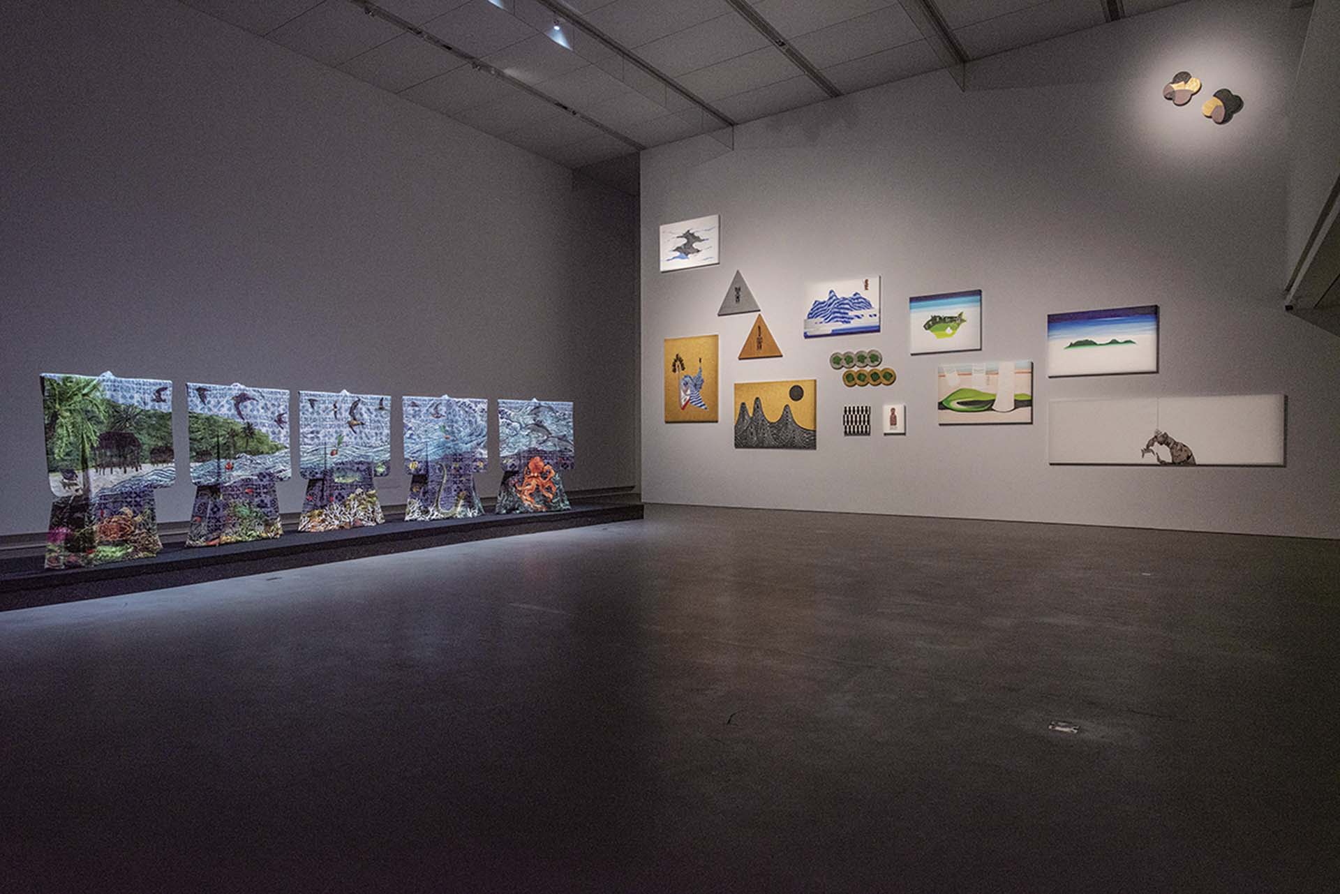 「泛．南．島藝術祭」展覽現場。（高雄市立美術館提供）