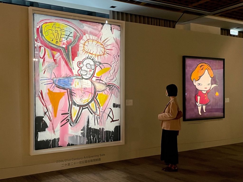 佳士得香港2021秋拍臺北預展，巴斯奇亞《Donut復仇》現蹤