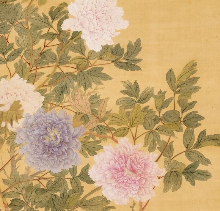 惲壽平-《國香春霽圖》