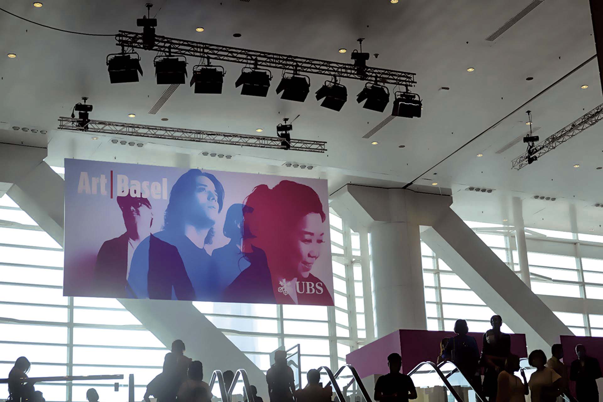 2021年香港巴塞爾藝術展（Art Basel Hong Kong）現場。（攝影／鄭晴韻）