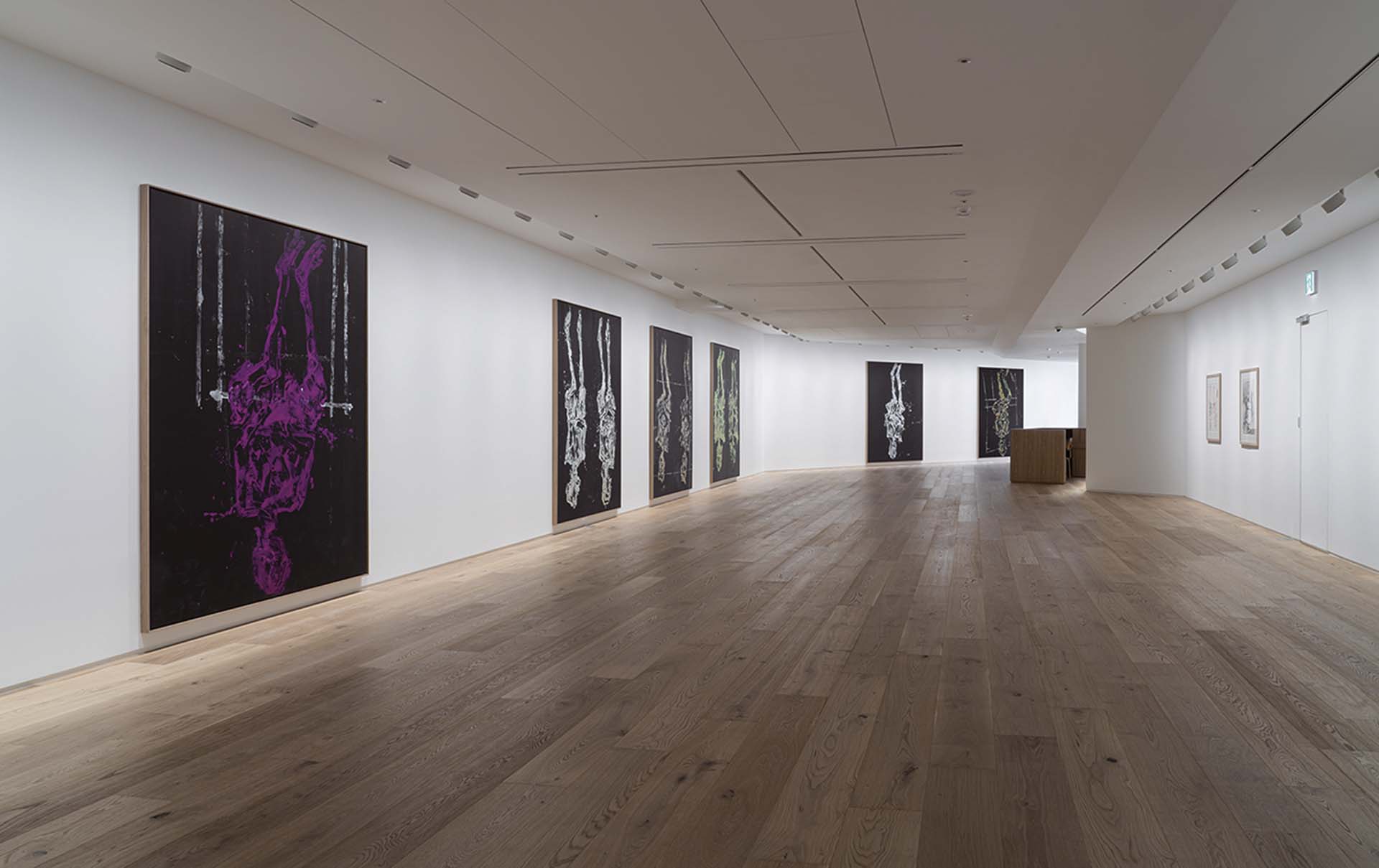 Georg Baselitz個展「Hotel garni」於薩德斯．侯巴克畫廊首爾空間展覽現場。（© Georg Baselitz Courtesy Thaddaeus Ropac gallery |London．Paris．Salzbur…