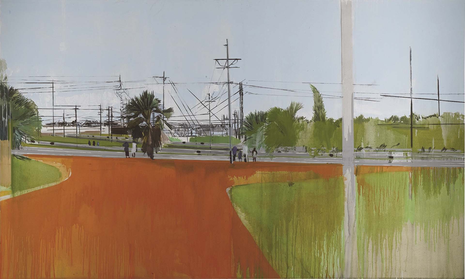 赫爾文 安德森，《路途（緬因州西部）》， 油彩、畫布，162×269 cm，2003， 預估價HKD12,000,000-18,000,000。（佳士得香港提供）