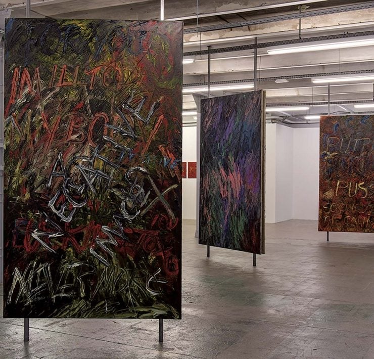 德瑞克．賈曼回顧展「死靈低語」展覽現場。（courtesy : Marc Domage / le Crédac）
