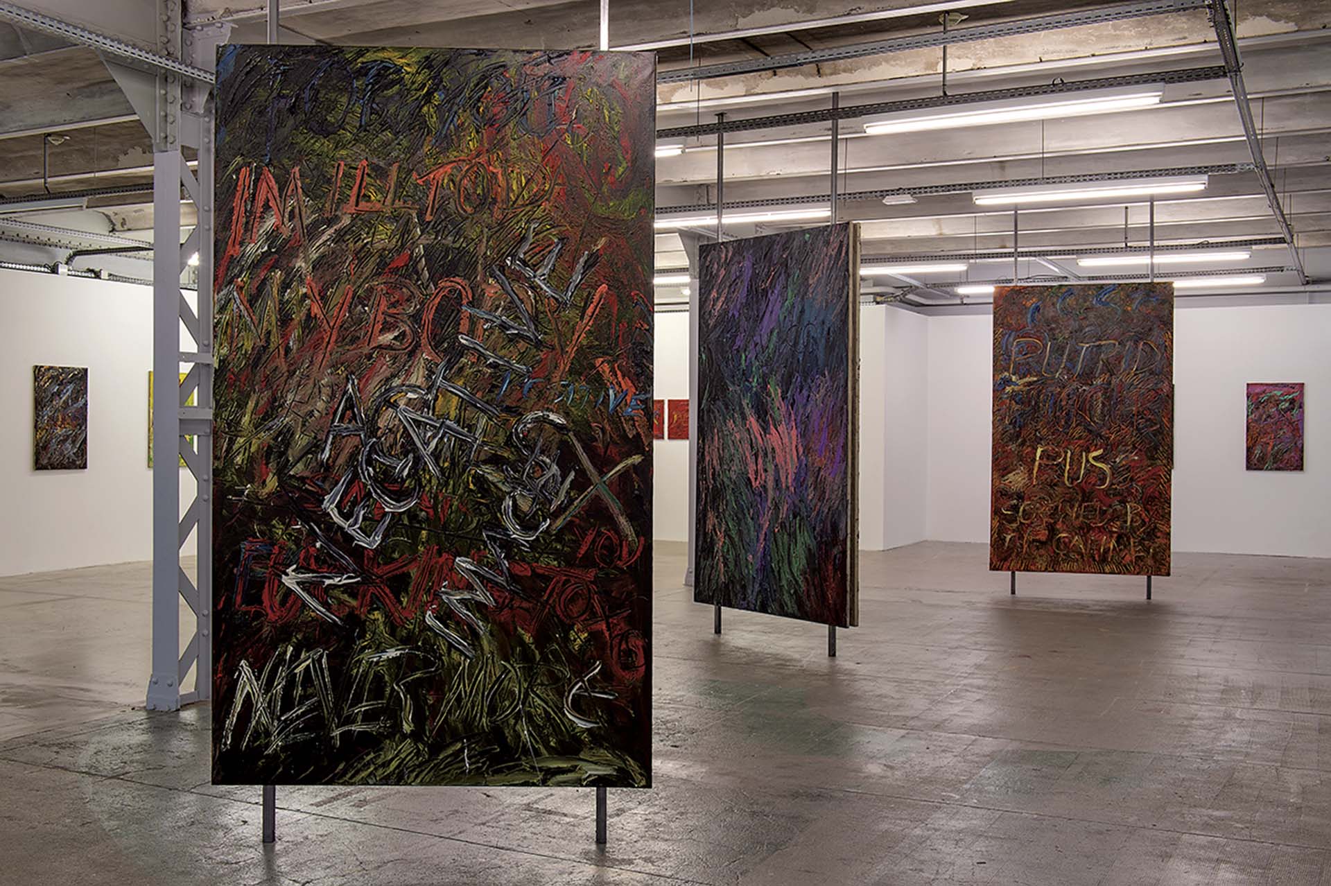 德瑞克．賈曼回顧展「死靈低語」展覽現場。（courtesy : Marc Domage / le Crédac）