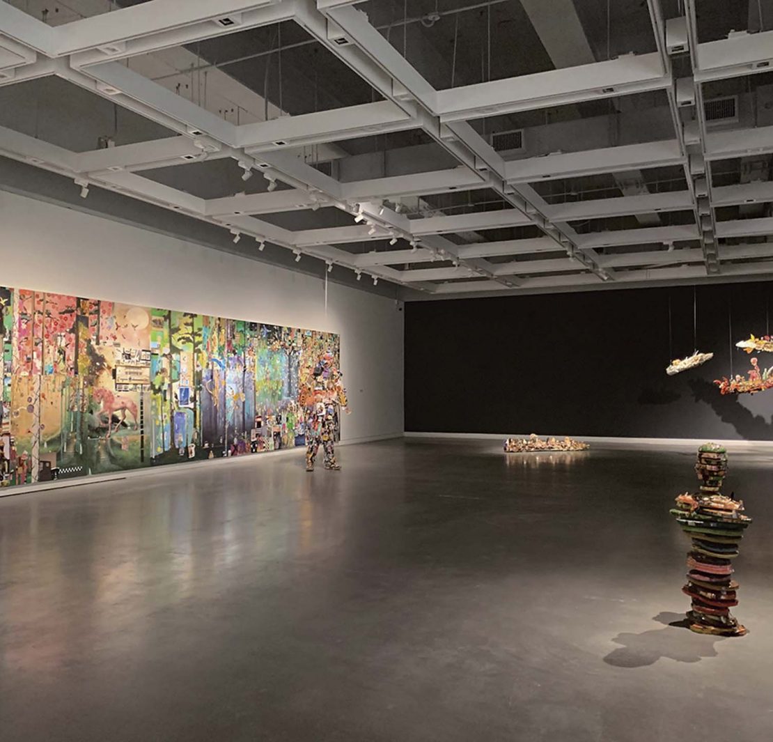 「影像燴—劉時棟個展」於高雄市立美術館展覽現場。