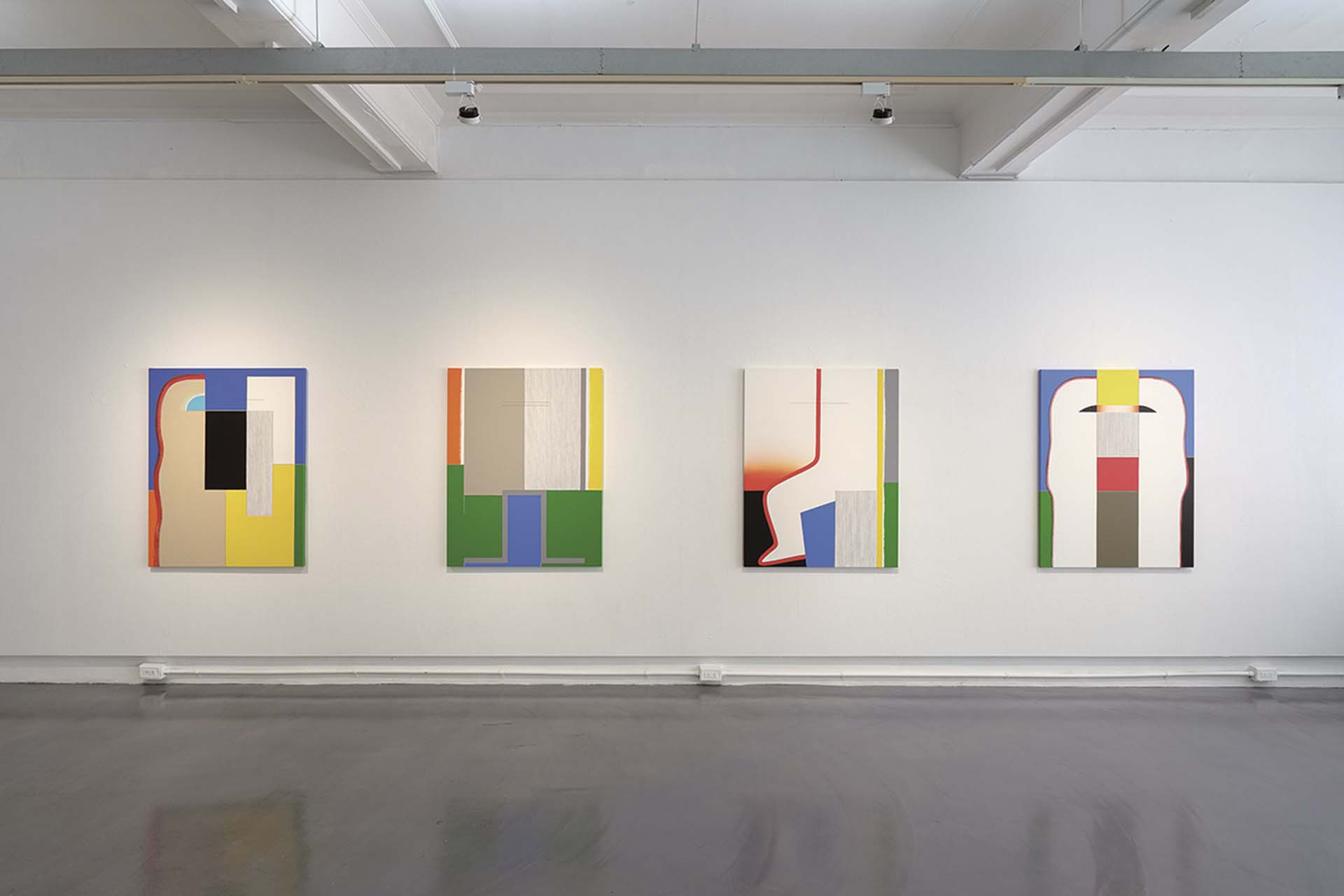 也趣藝廊「Gutai and More」展覽現場。(也趣藝廊提供)