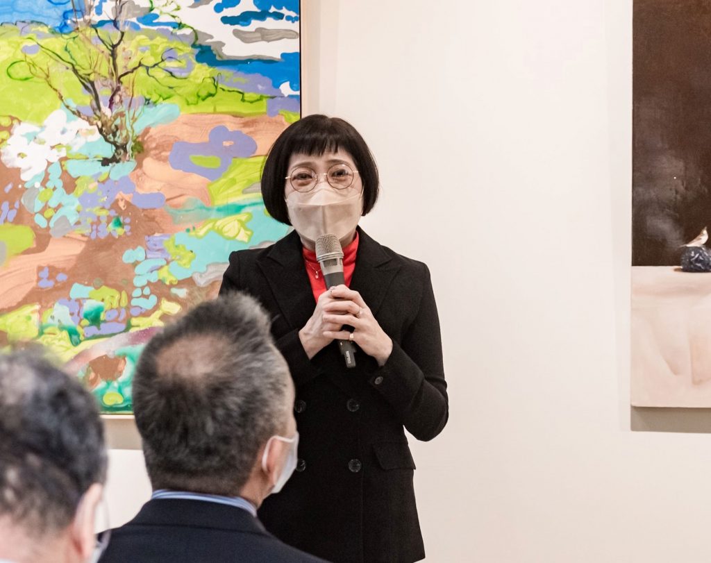 臺南大學博物館館長高實珩表示，本屆投稿媒材的多樣性超過往年，令人驚喜。（國立高雄科技大學提供）