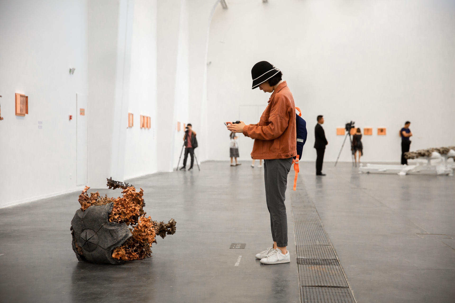 2019年北京UCCA尤倫斯當代藝術中心「馬修·巴尼:堡壘」展現場一景。(UCCA尤倫斯當代藝術中心提供)