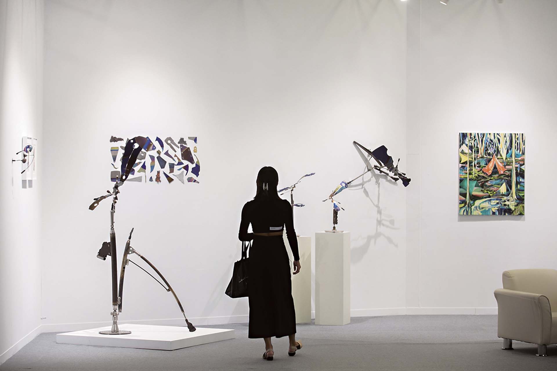 2021年ART TAIPEI台北藝術博覽會展場。(社團法人中華民國畫廊協會提供)