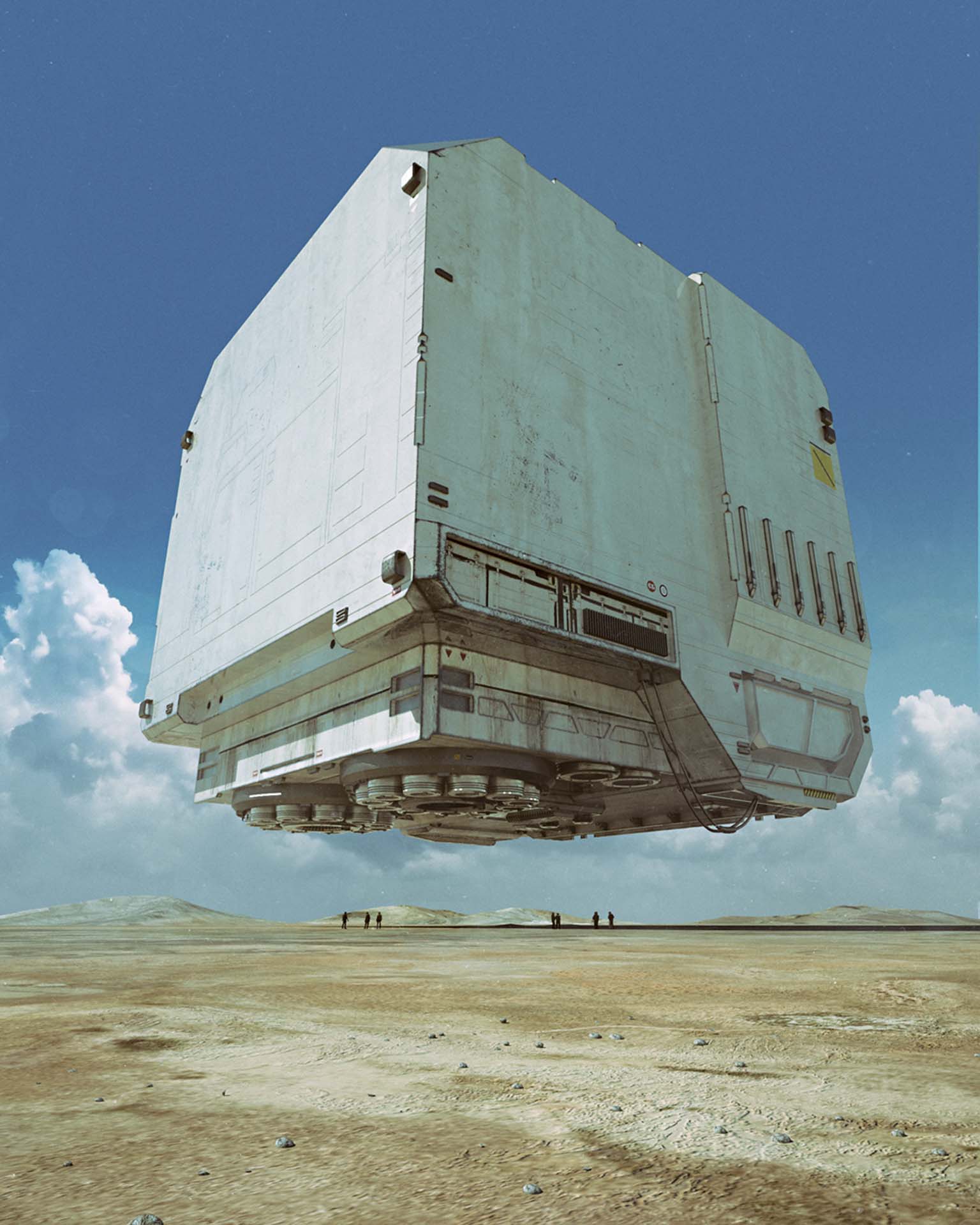Beeple作品《BOXXX-3W》。(©Beeple)