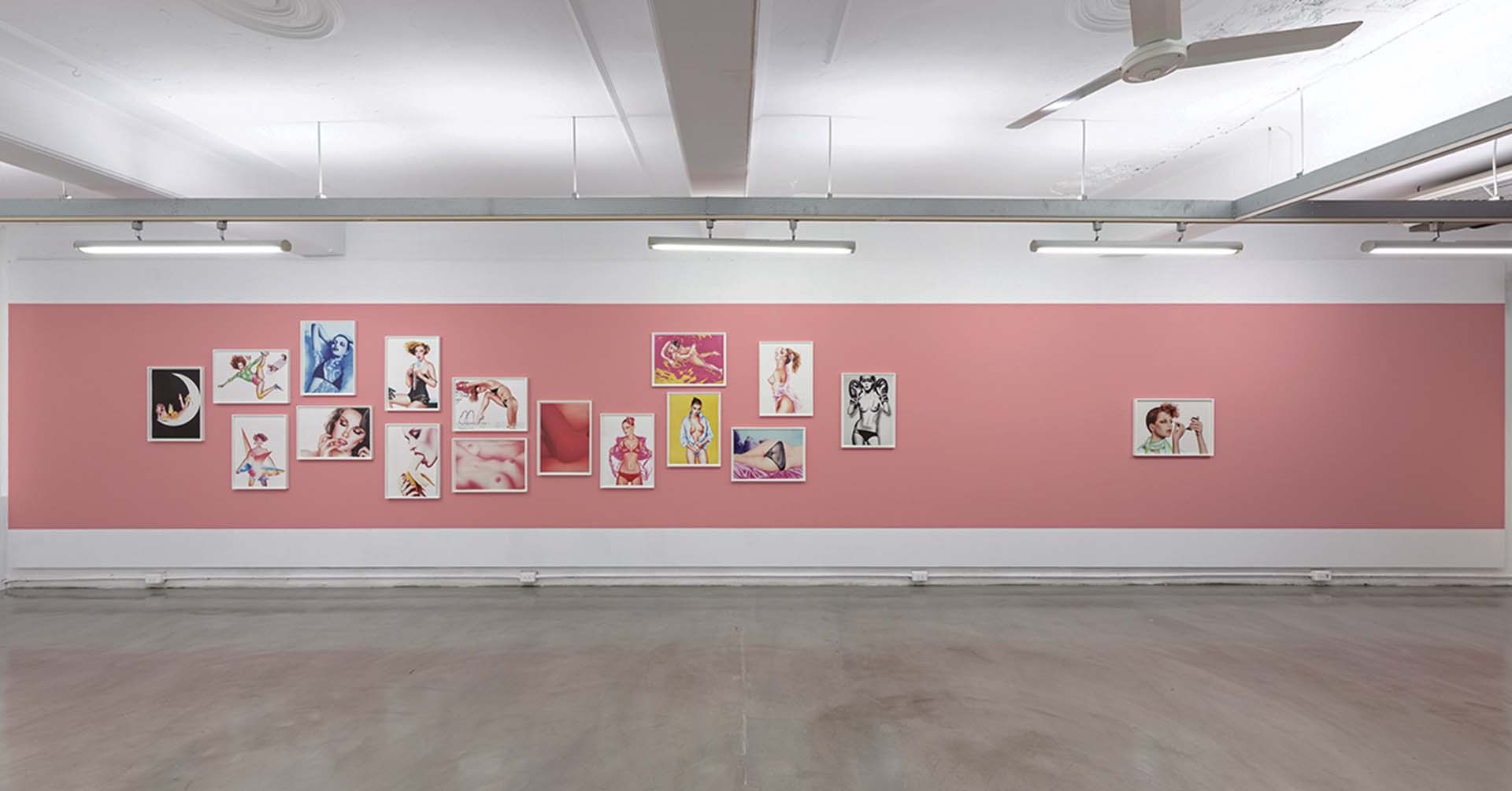 「POP-ING, NANZUKA at AKI Gallery」展覽現場。(也趣藝廊提供)
