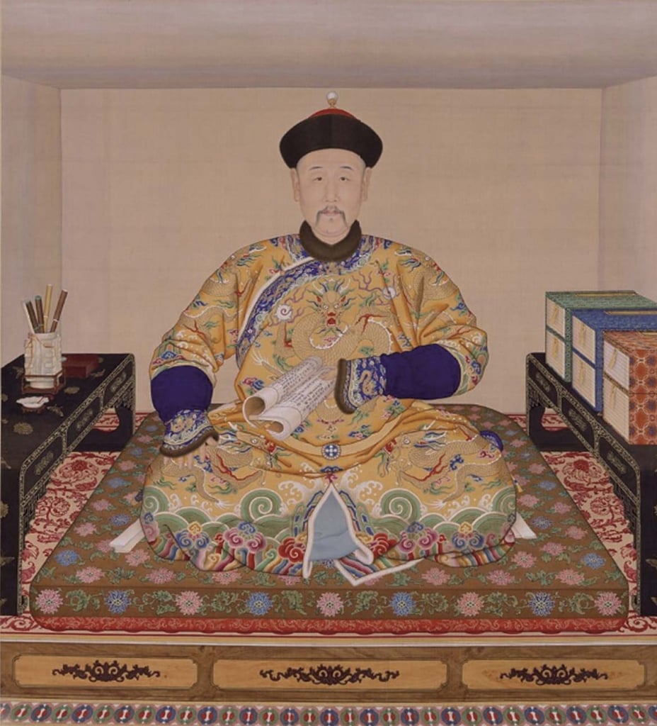 圖3 清〈雍正帝讀書像軸〉，絹本設色，171.3×156.5公分，北京故宮博物院藏。圖／劉曉晨。