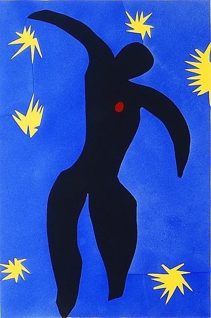 馬諦斯 Henri Matisse ,依卡〈爵士系列〉Icarus, plate VIII from the illustrated book, Jazz,1947