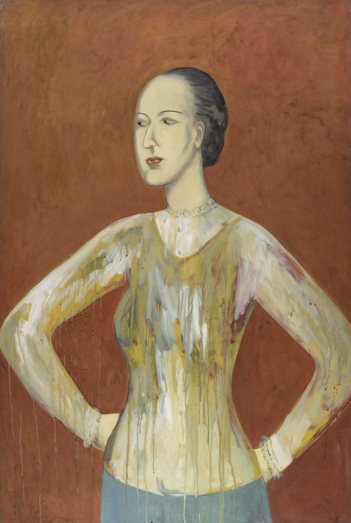 邱亞才｜嬌 油彩、畫布 194×130cm 1996 宜蘭美術館提供