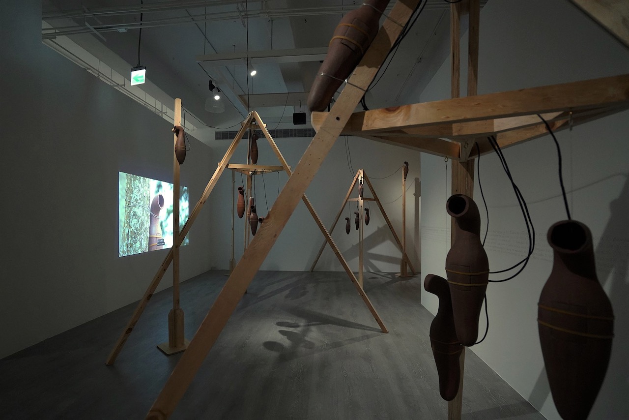 蔡咅璟，《三羽─蔡咅璟個展》。（攝影／陳怡如）