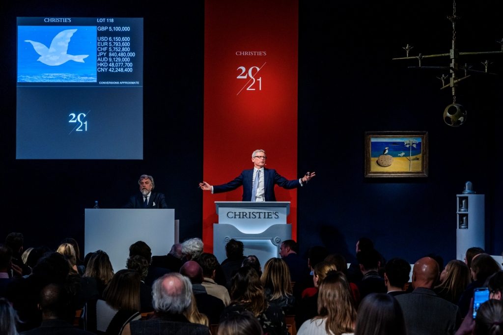 Christie’s 20/21 (20th/21st Century) London Evening Sale with The Art of the Surreal Evening Sale.