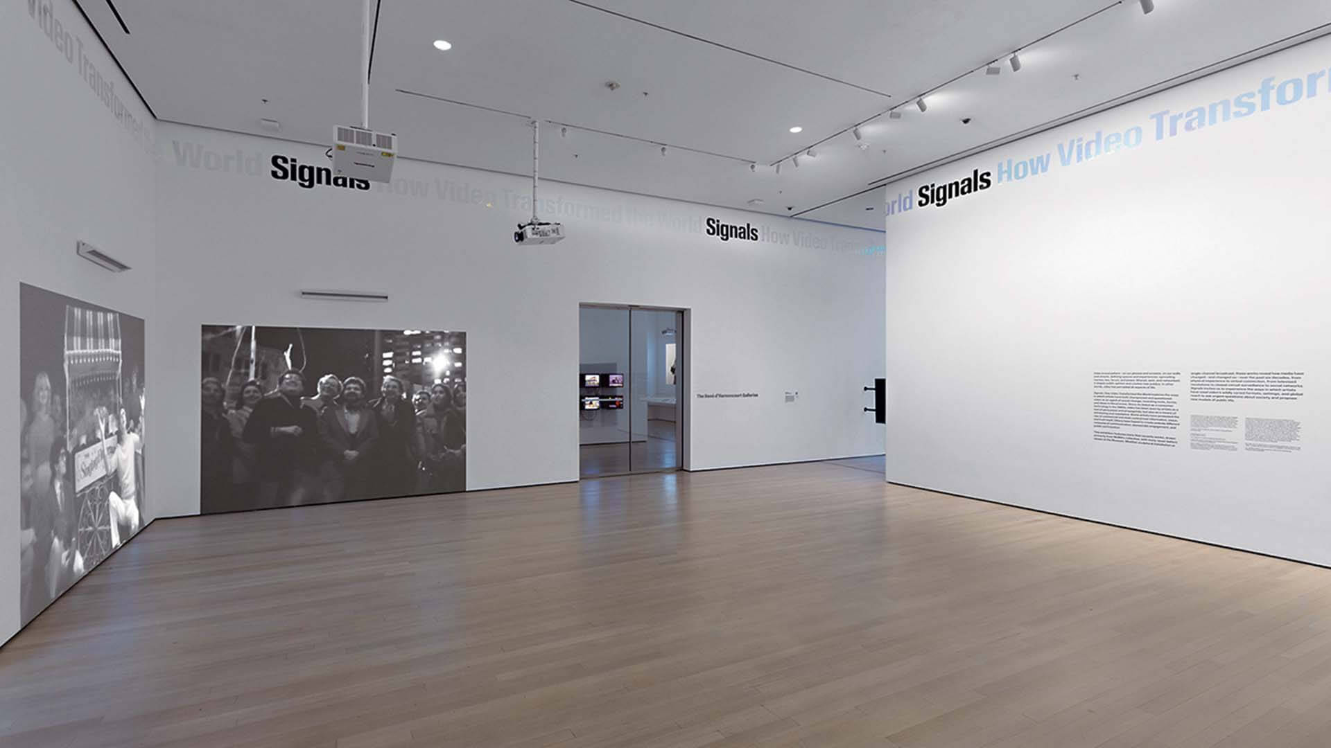 「信號：錄像如何改變世界」展覽現場。（美國紐約現代美術館提供）