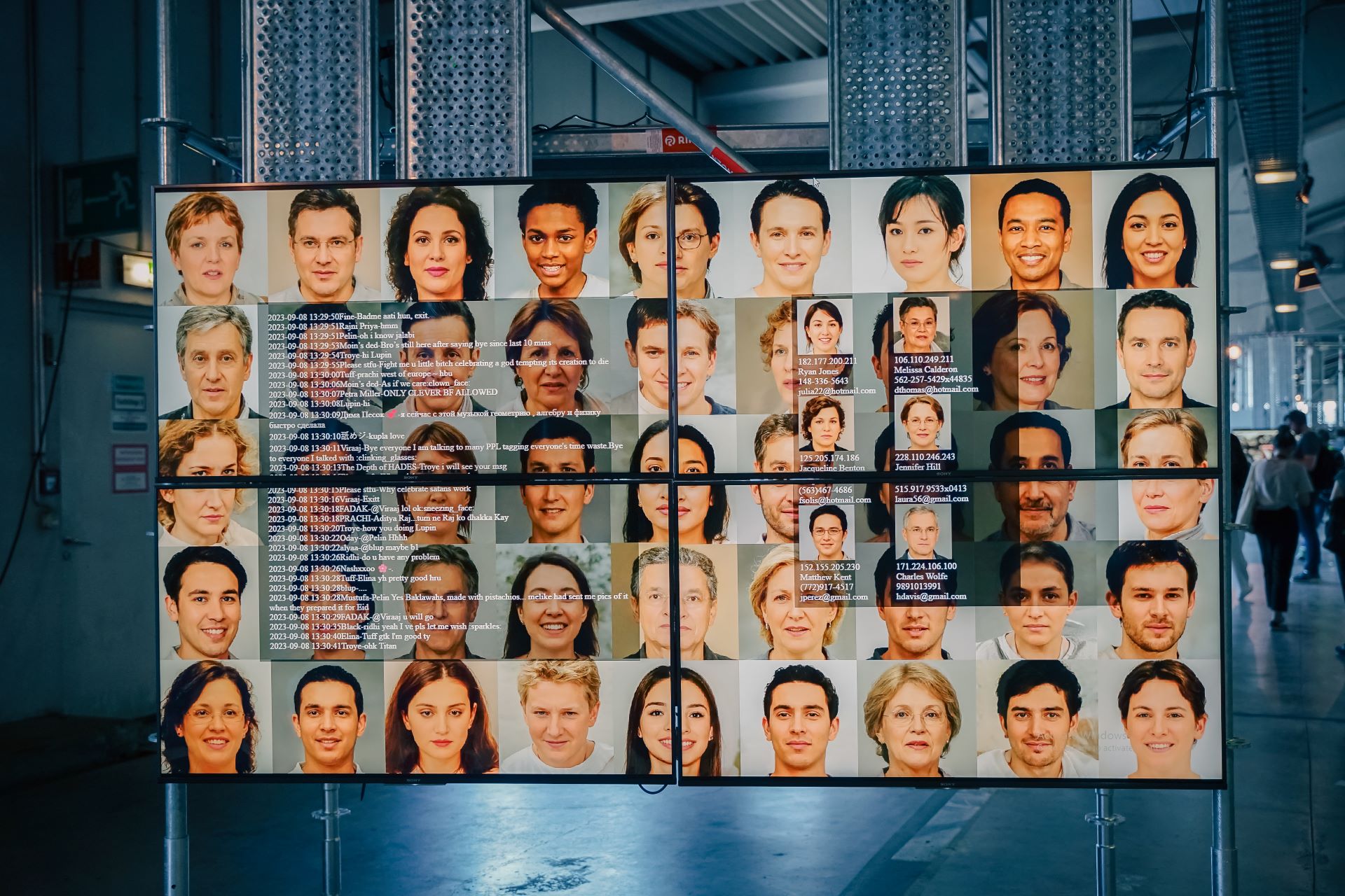 《這可能是你》於「S+T+ARTS」展區展示。（文策院／提供）